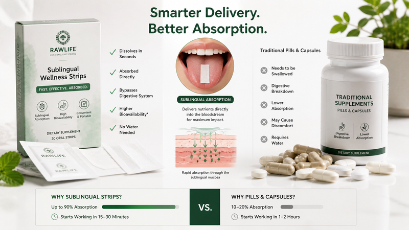 Oral Supplement Strips: Why They Work Better Than Pills