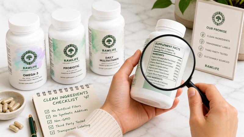 Clean Ingredients 101: How to Read Supplement Labels