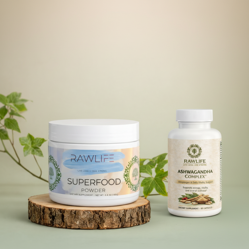 Wellness Morning Bundle - Greens Superfood and Ashwagandha Complex