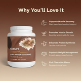 Plant Protein (Chocolate) - Image 4: Science-Backed Benefits (STUNNING)