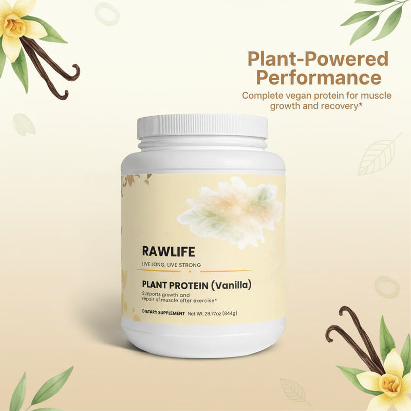 Plant Protein (Vanilla) - Image 1: Hero (STUNNING)